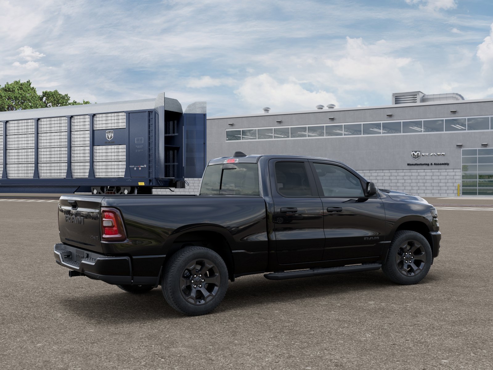 New 2026 Diamond Black Crystal Pearl-Coat Exterior Paint RAM  image 2