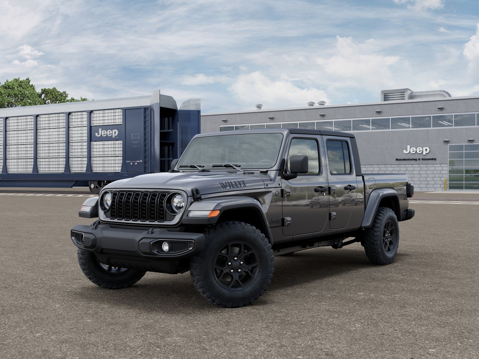 New 2026 Granite Crystal Metallic Clear-Coat Exterior Paint Jeep Willys image 1