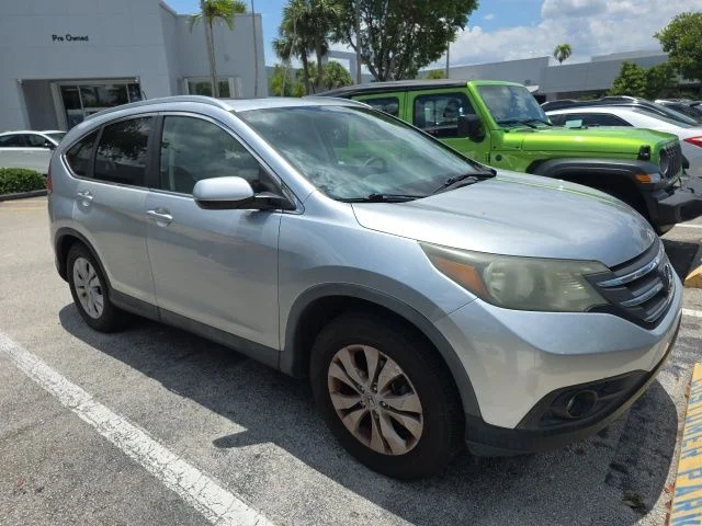 Used 2013 Honda CR-V EX-L with VIN 2HKRM3H7XDH504112 for sale in Pembroke Pines, FL