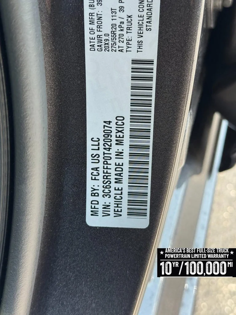 New 2026 Granite Crystal Metallic Clear-Coat Exterior Paint RAM Big Horn/Lone Star image 19
