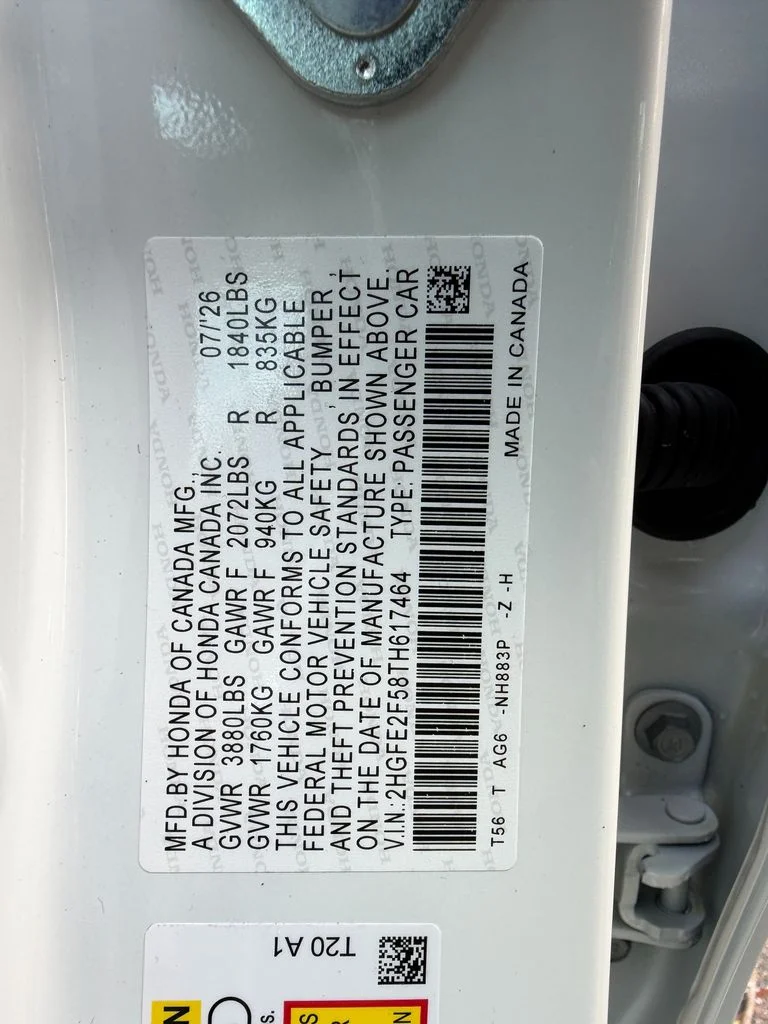New 2026 Platinum White Pearl Honda Sport image 27