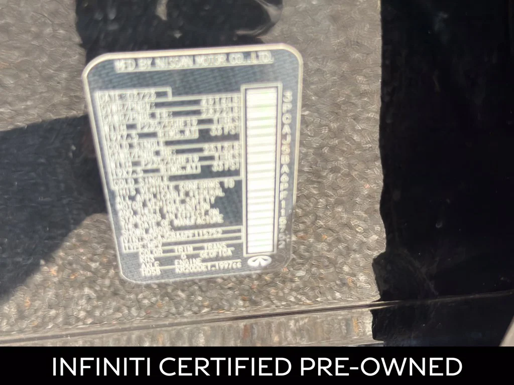 Certified Used 2023 Black Obsidian INFINITI LUXE image 25