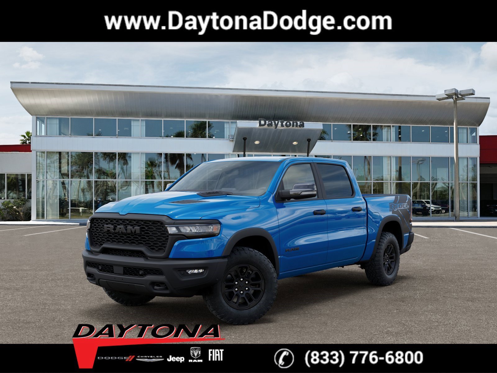 New 2026 Hydro Blue Pearlcoat RAM Rebel image 1