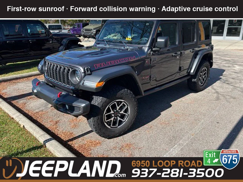 Certified Used 2024 Granite Crystal Metallic Clearcoat Jeep Rubicon image 1