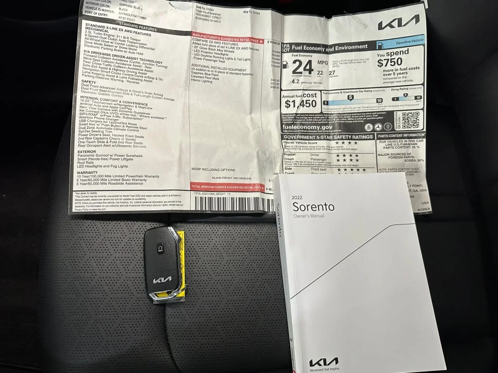 Certified Used 2022 Sapphire Blue Kia SX image 4