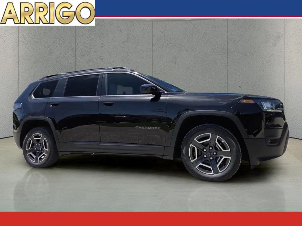 New 2026 Diamond Black Crystal Pearlcoat Jeep Laredo image 1