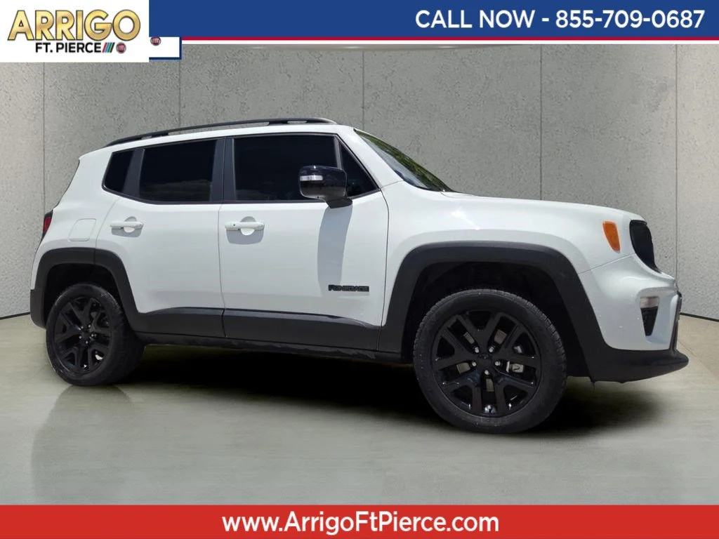 Certified Used 2023 Alpine White Clearcoat Jeep Altitude image 1