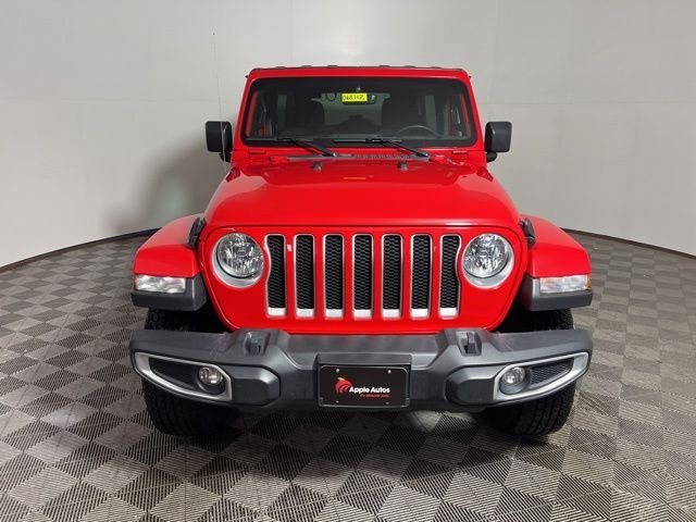 Used 2023 Jeep Wrangler 4-Door Sahara with VIN 1C4HJXEN8PW693128 for sale in Shakopee, Minnesota