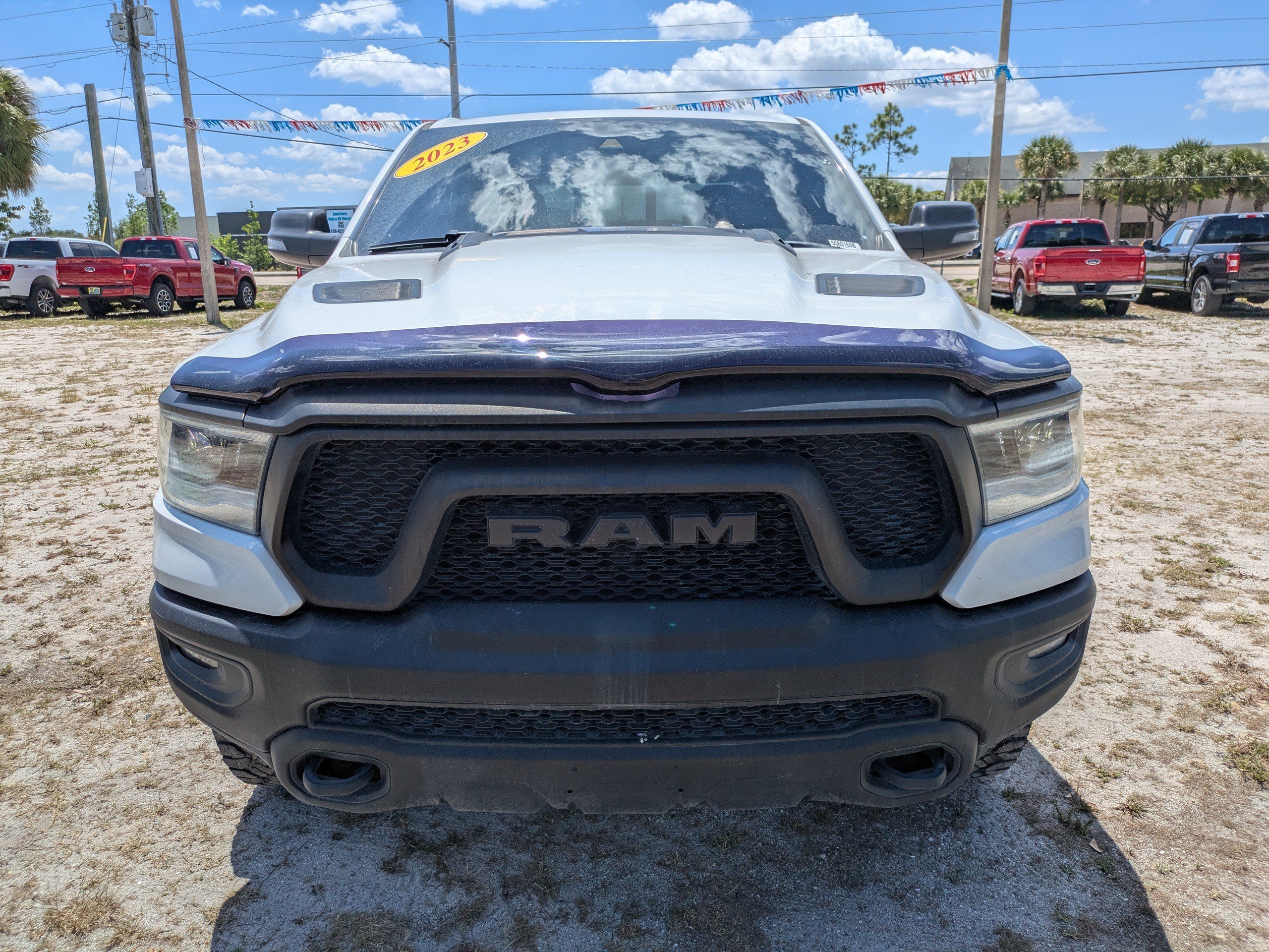 Used 2023 Bright White Clearcoat Ram Rebel image 9