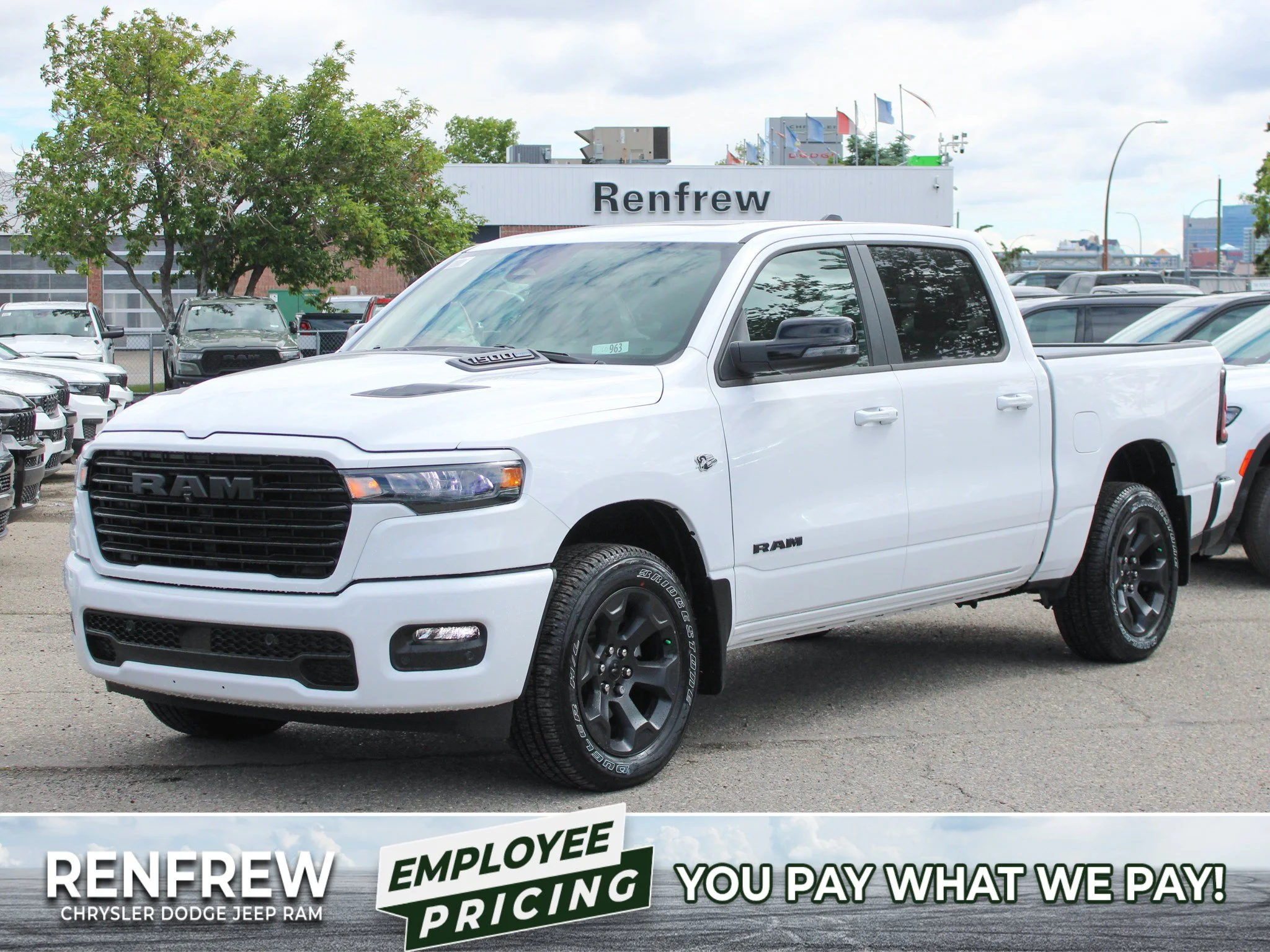 New 2026 White RAM Sport* HEMI V8 image 1