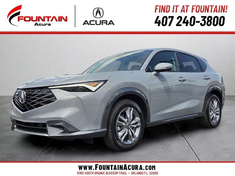 Used 2025 Urban Gray Metallic Acura AWD image 1