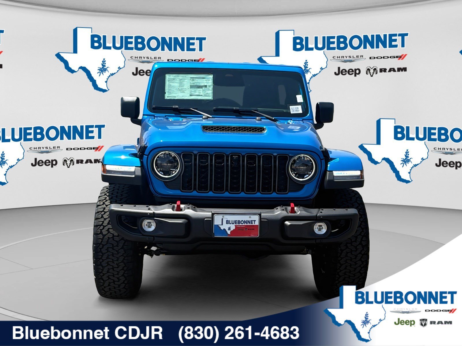 New 2026 Hydro Blue Pearl-Coat Exterior Paint Jeep Rubicon X image 2