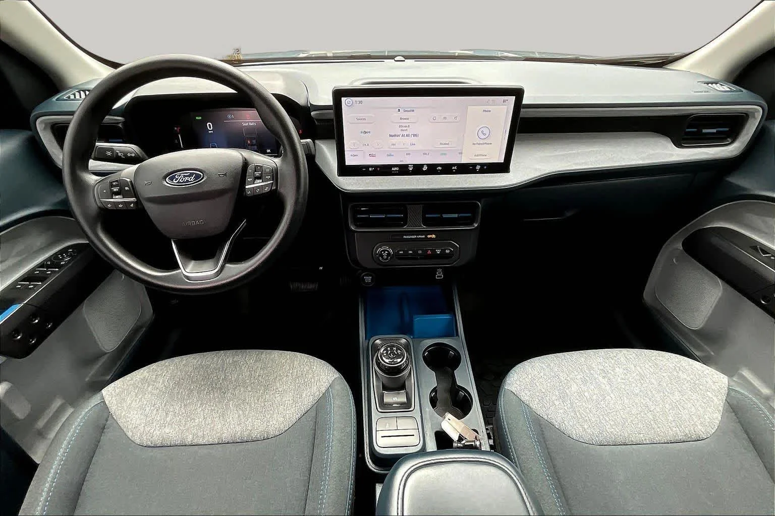 Used 2025 Azure Gray Metallic Tri-Coat Ford XLT image 15