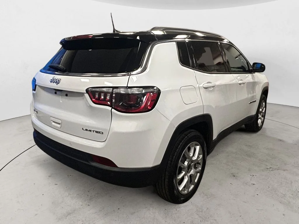 Used 2025 Bright White Jeep Limited image 5
