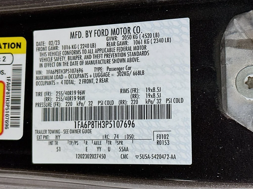 Used 2023 Gray Metallic Ford EcoBoost Premium image 32