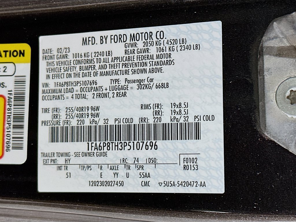 Used 2023 Gray Metallic Ford EcoBoost Premium image 32