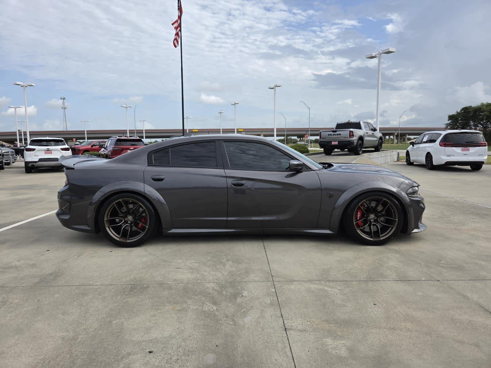 Used 2021 Granite Pearlcoat Dodge SRT Hellcat Widebody image 6