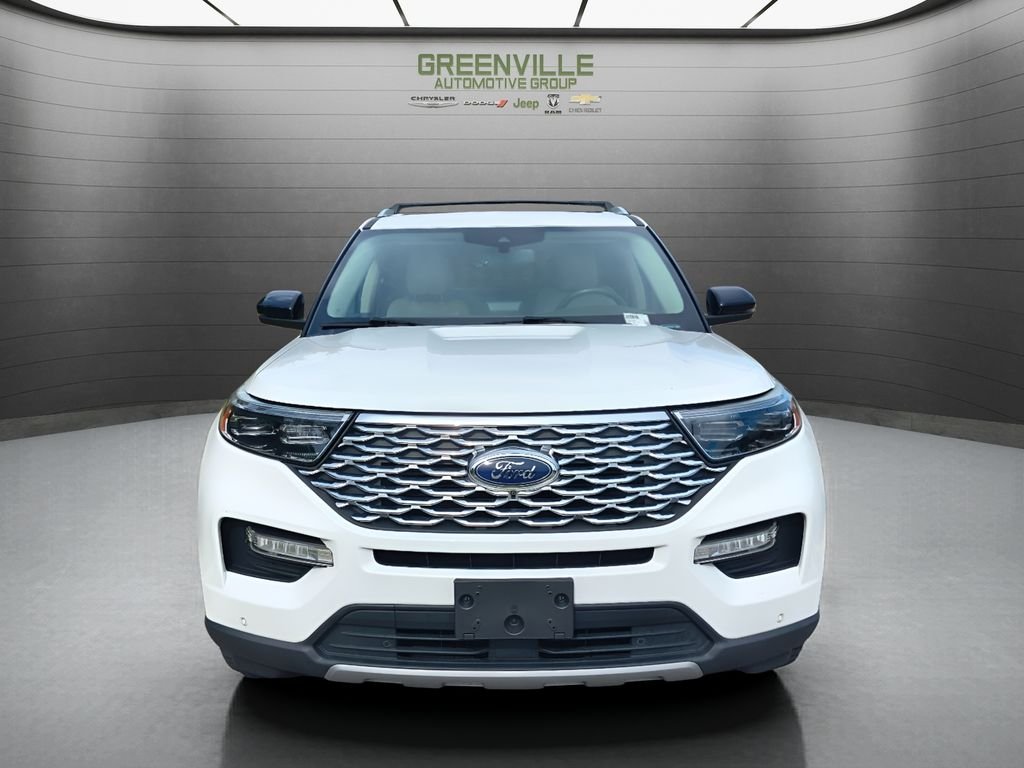 Used 2020 Star White Metallic Tri-Coat Ford Platinum 4WD image 12