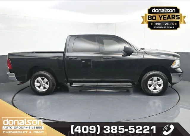 Used 2021 Diamond Black Crystal Pearlcoat Ram Tradesman image 2