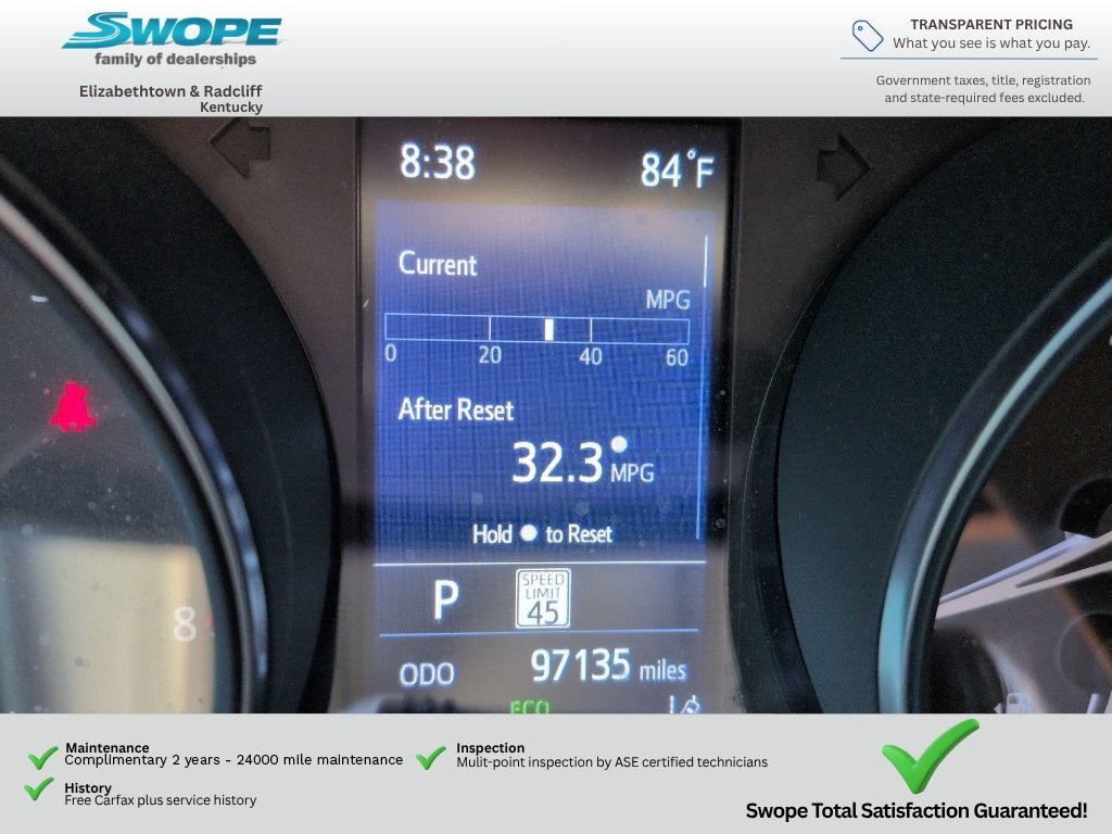 Used 2021 Magnetic Gray Metallic Toyota LE image 20
