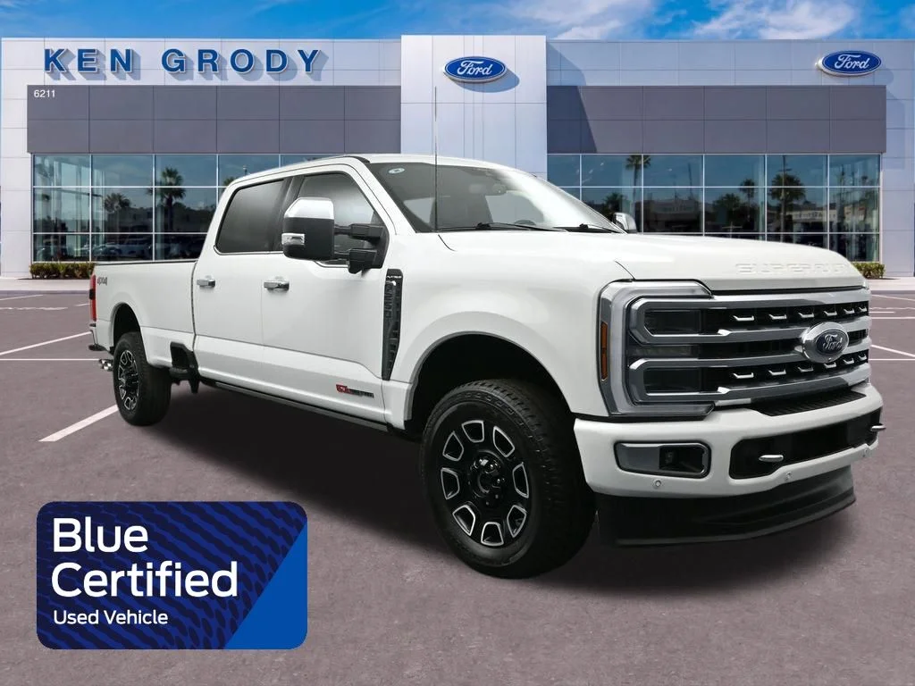 Certified Used 2024 White Ford Platinum image 1