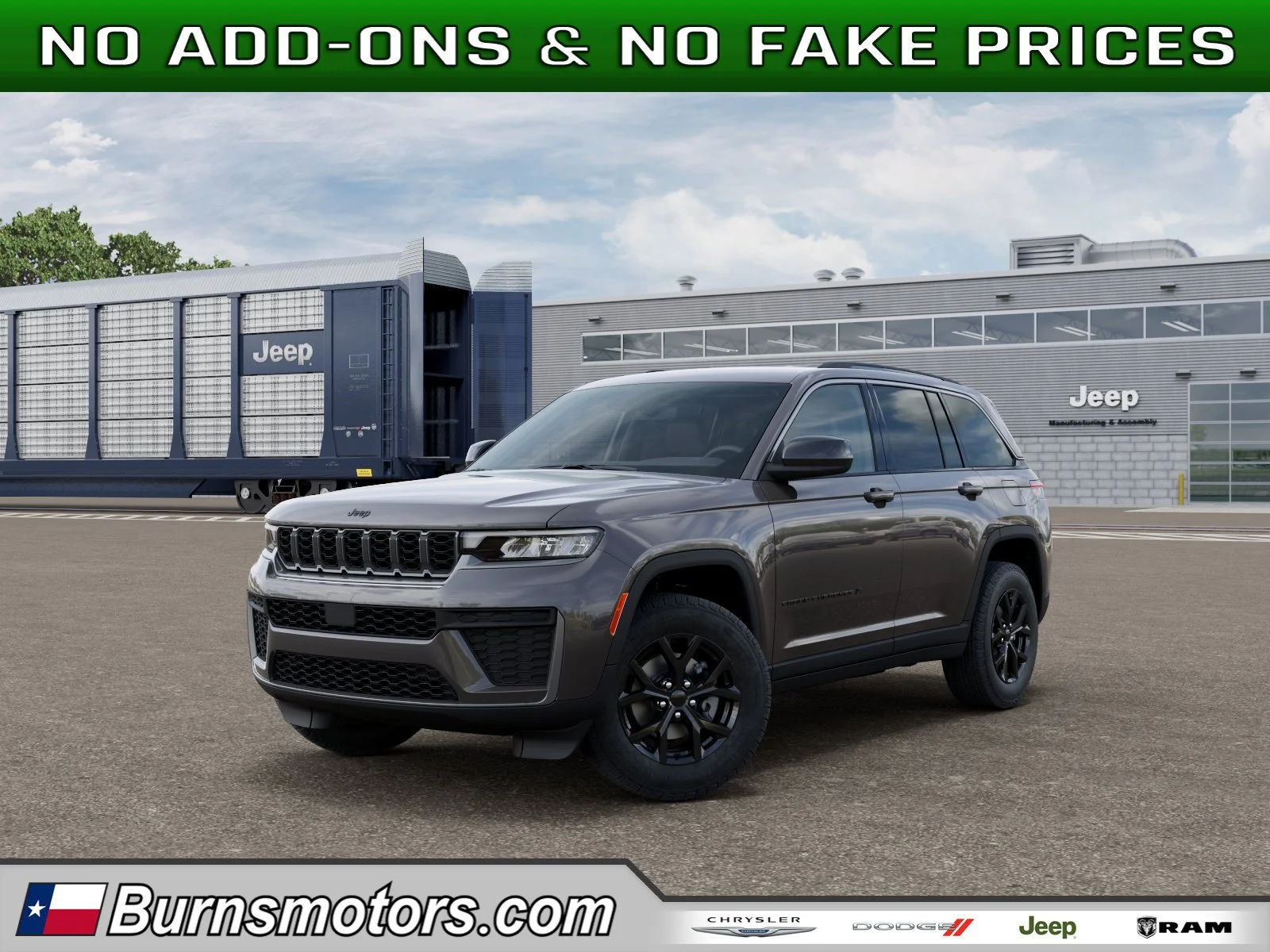 New 2026 Baltic Gray Metallic Clear-Coat Exterior Paint Jeep Laredo Altitude image 1