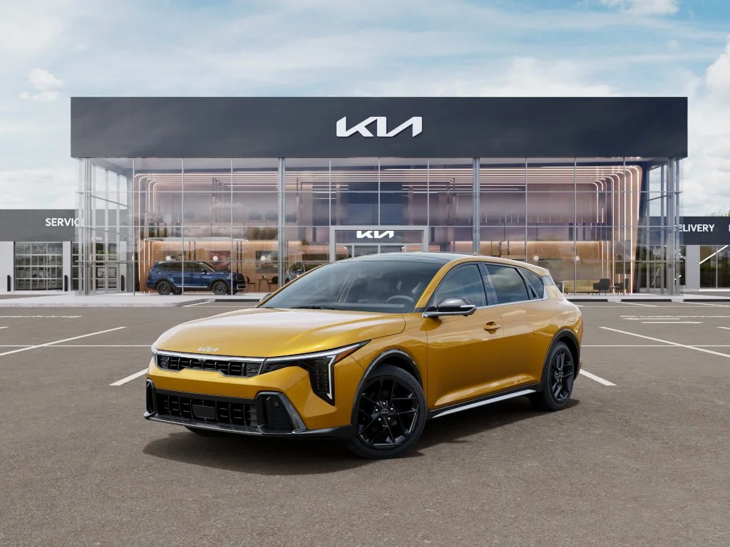 New 2026 Sparkling Yellow Kia GT-Line Turbo In-Transit image 1