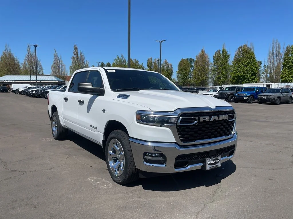 New 2026 Bright White Clear-Coat Exterior Paint RAM Big Horn/Lone Star image 8