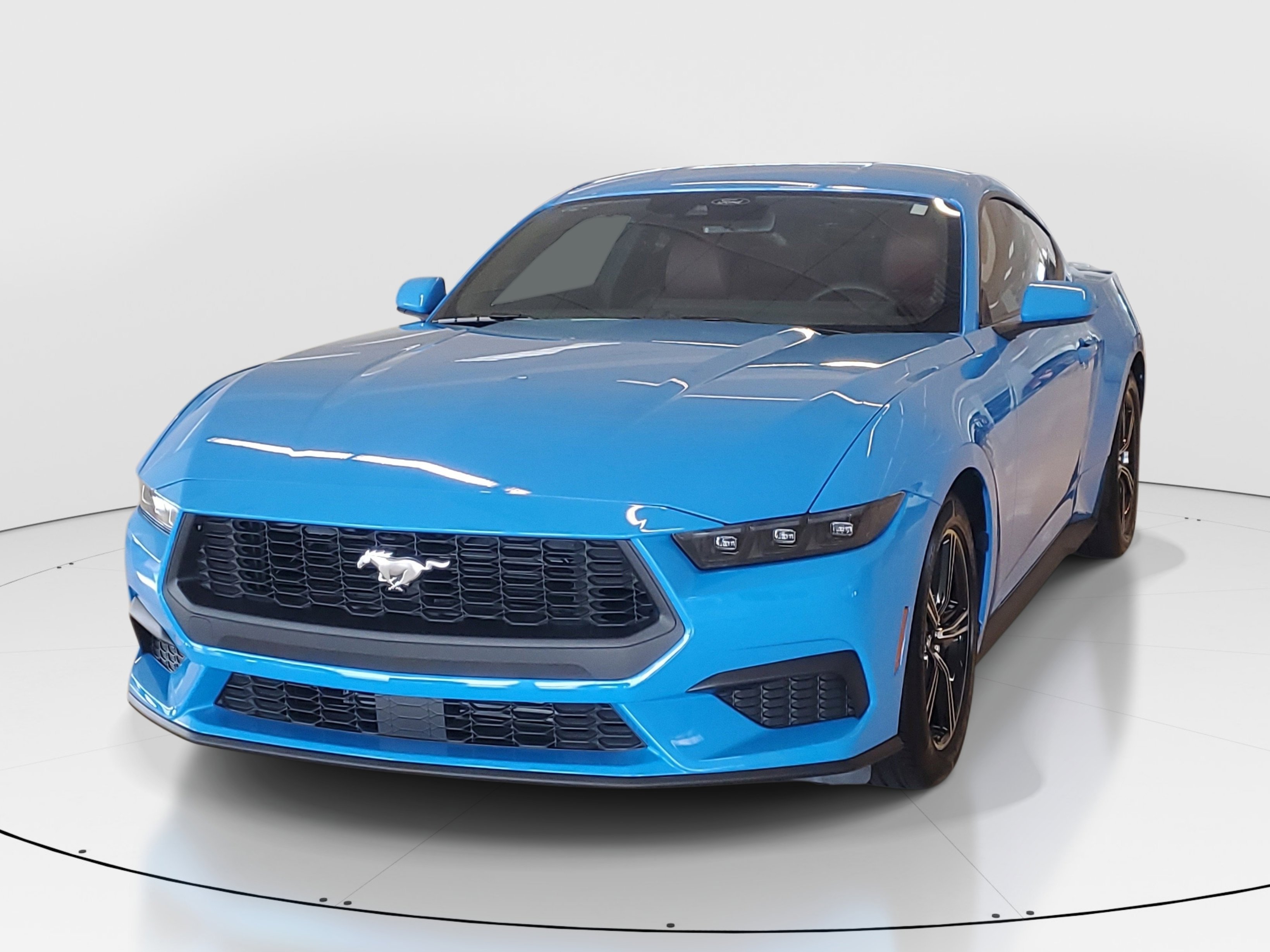 Used 2025 Grabber Blue Metallic Ford EcoBoost Premium image 4