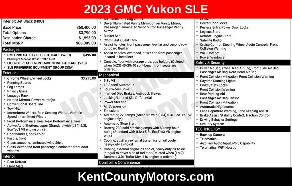 2023 GMC Yukon 4WD SLE's photo