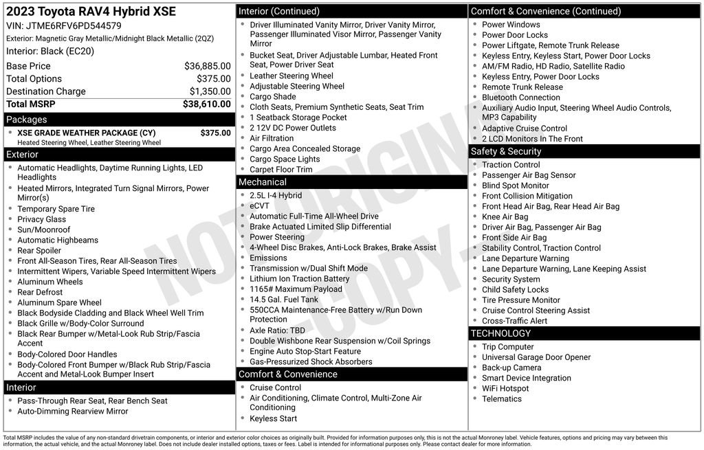 Used 2023 Gray Toyota XSE image 2