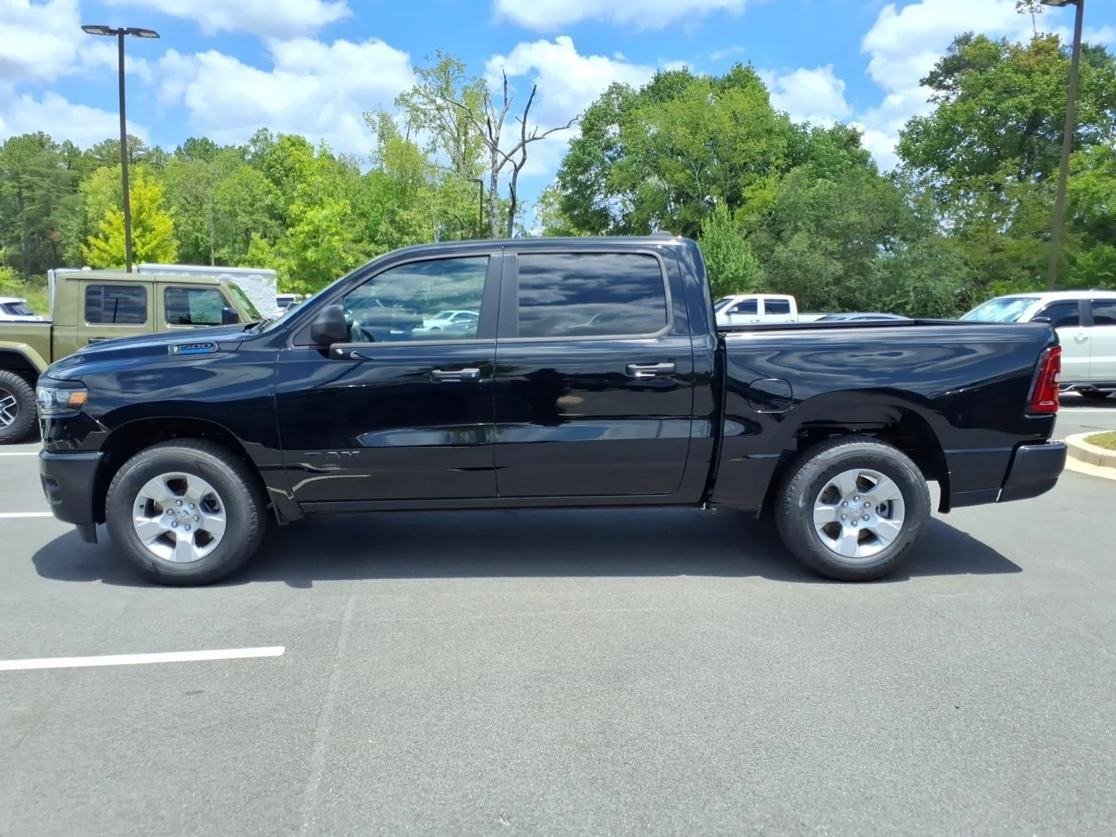 New 2026 Diamond Black Crystal Pearlcoat RAM Tradesman image 3
