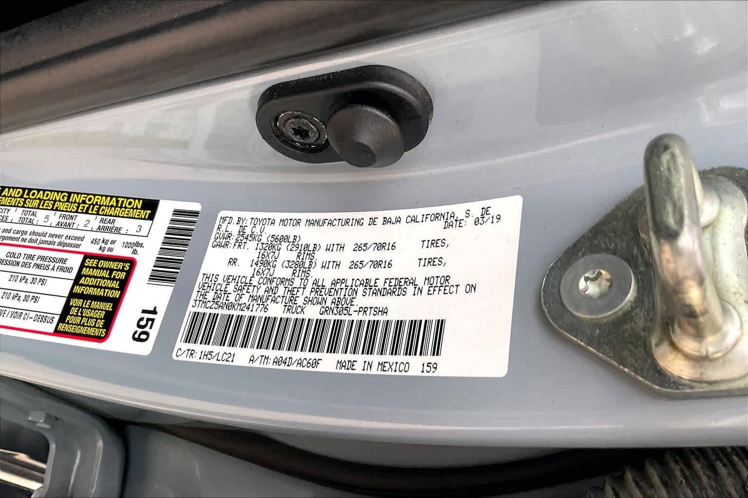 Used 2019 Cement Toyota TRD Sport image 33