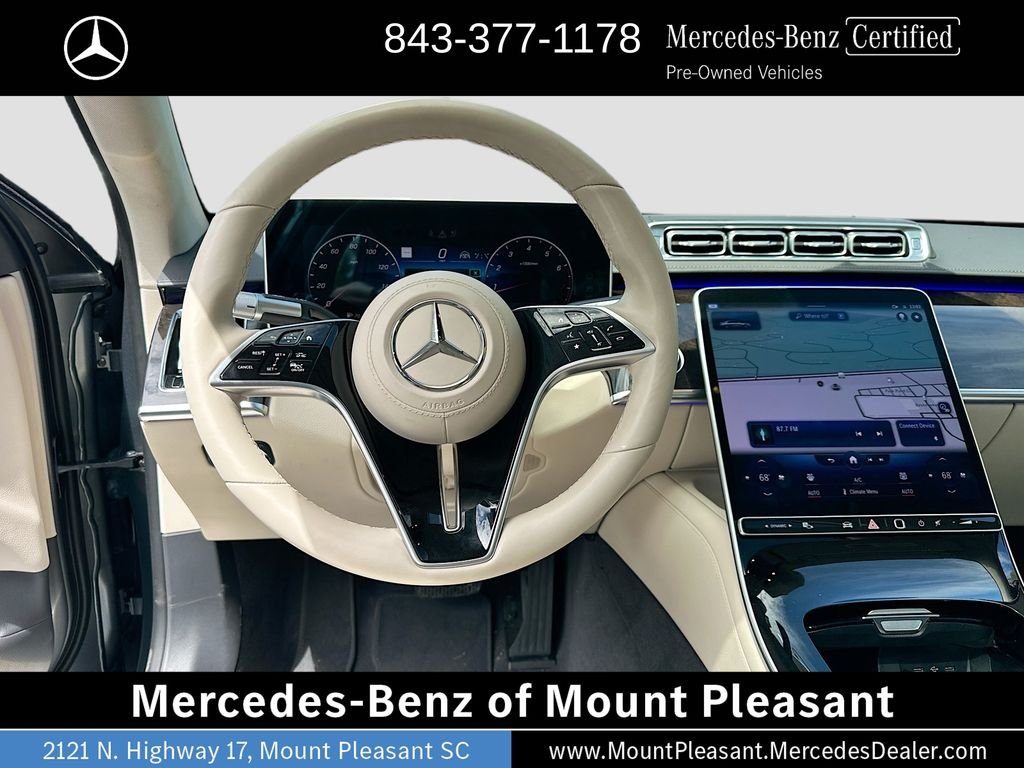 Certified Used 2022 MANUFAKTUR Selenite Gray Magno Mercedes-Benz S 580 image 24
