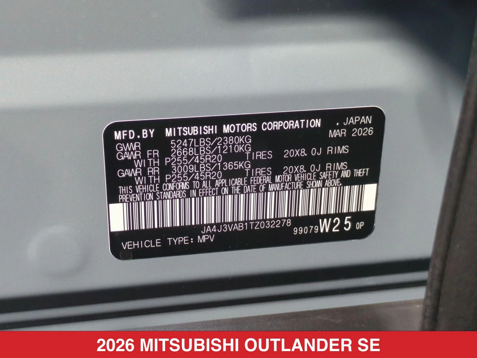 New 2026 Gray Mitsubishi SE image 26