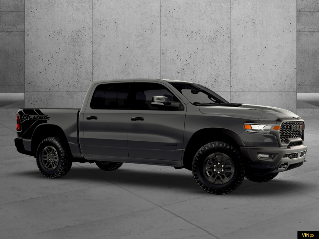 New 2026 Granite Crystal Metallic Clear-Coat Exterior Paint RAM Rebel image 8