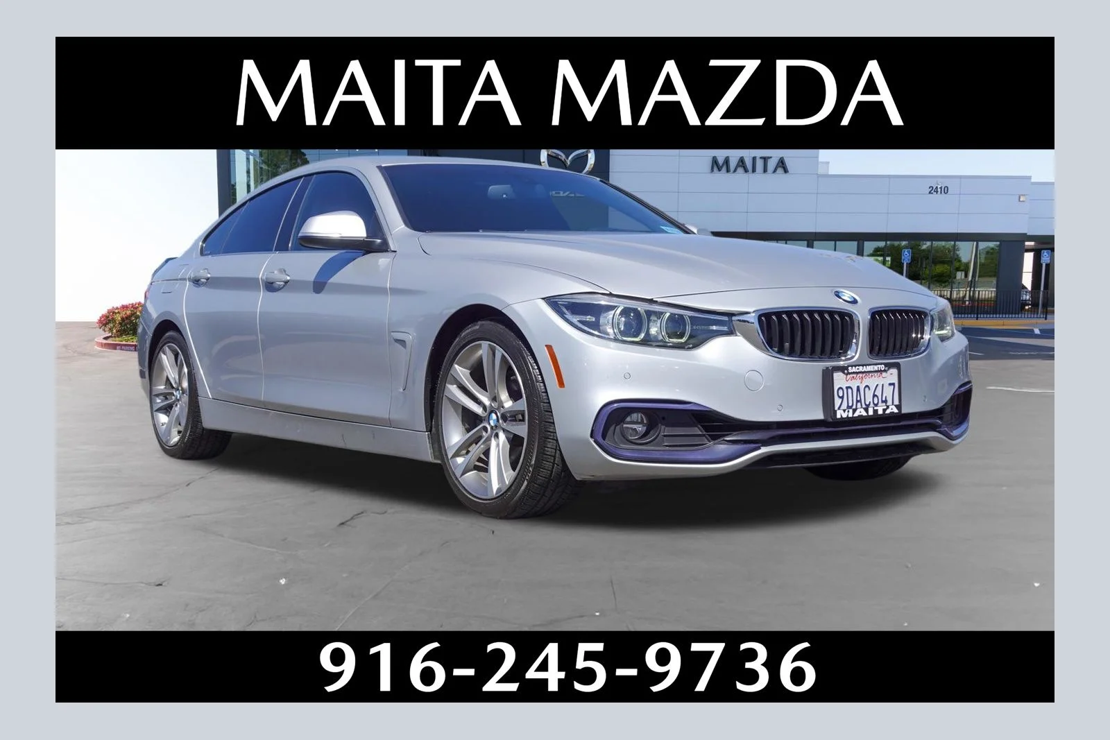 Used 2019 Glacier Silver Metallic BMW 430i Gran Coupe image 1