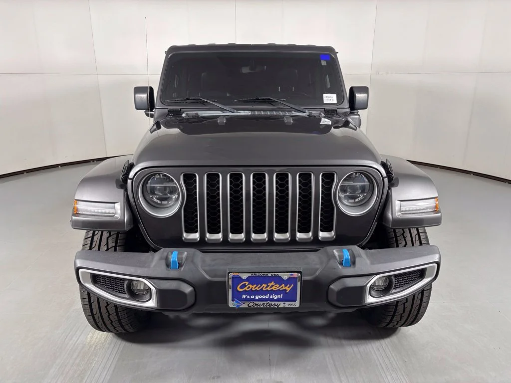 Used 2022 Gray Jeep Unlimited Sahara 4xe image 3