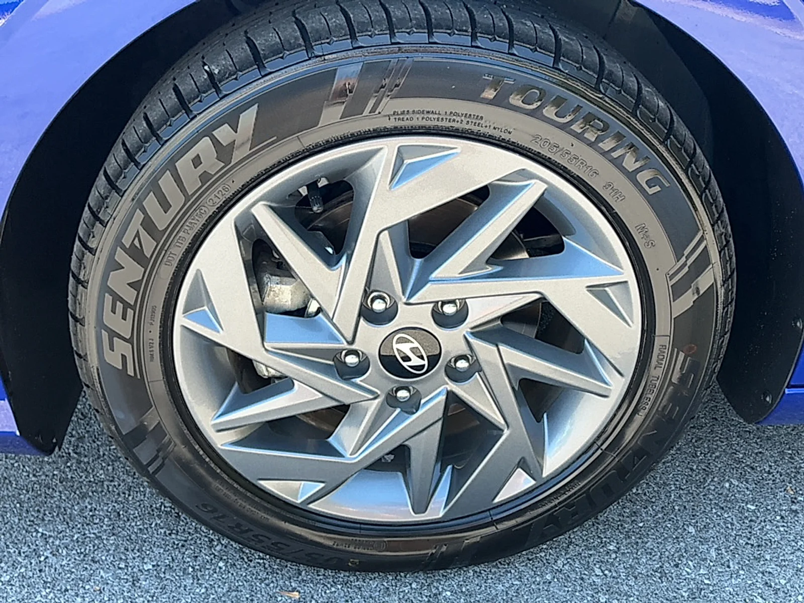 Used 2025 Intense Blue Hyundai Blue image 5