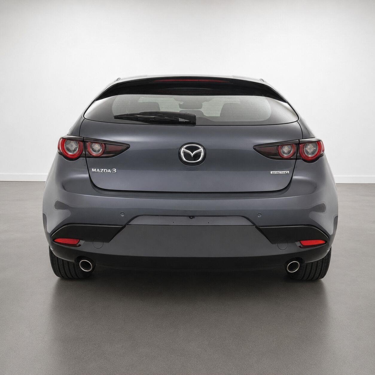 Used 2022 Polymetal Gray Metallic Mazda Carbon Edition image 3