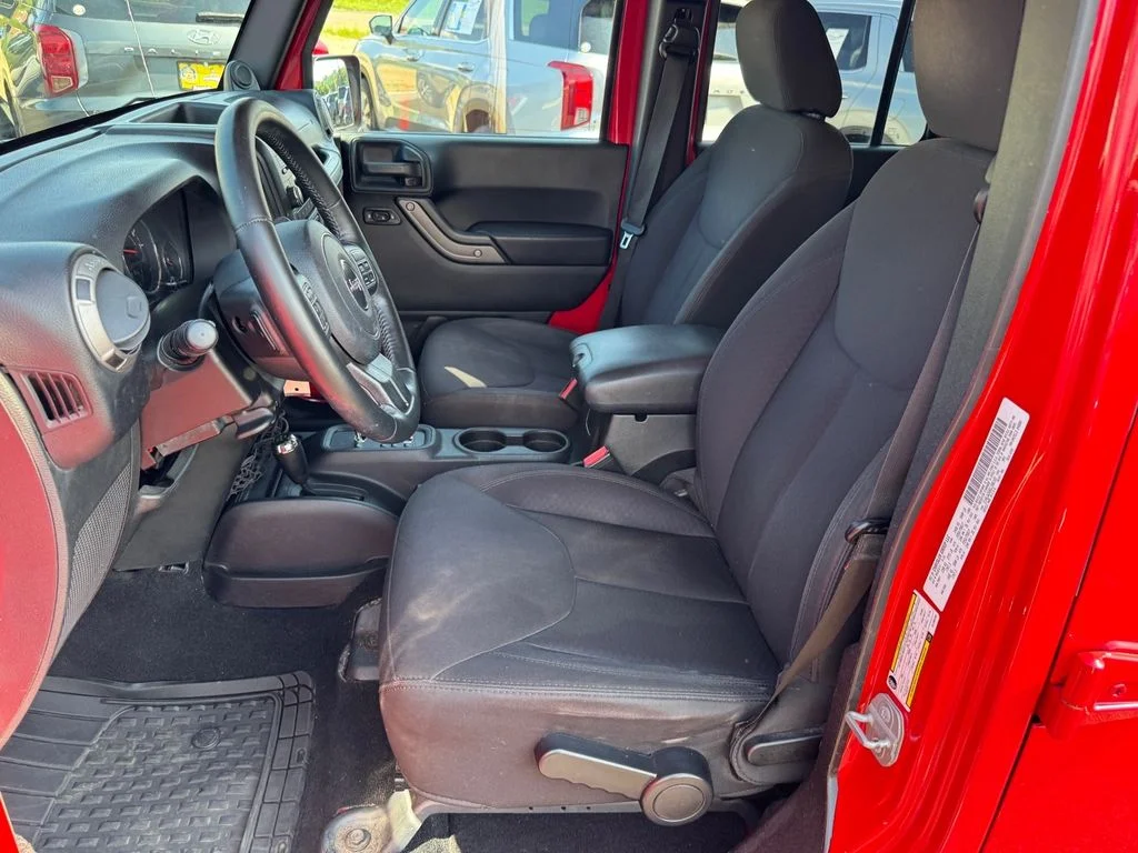 Used 2014 Red Jeep Unlimited Sport image 5