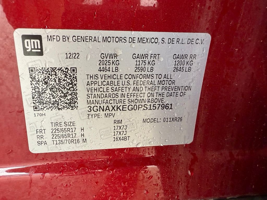 Used 2023 Radiant Red Chevrolet LT image 13