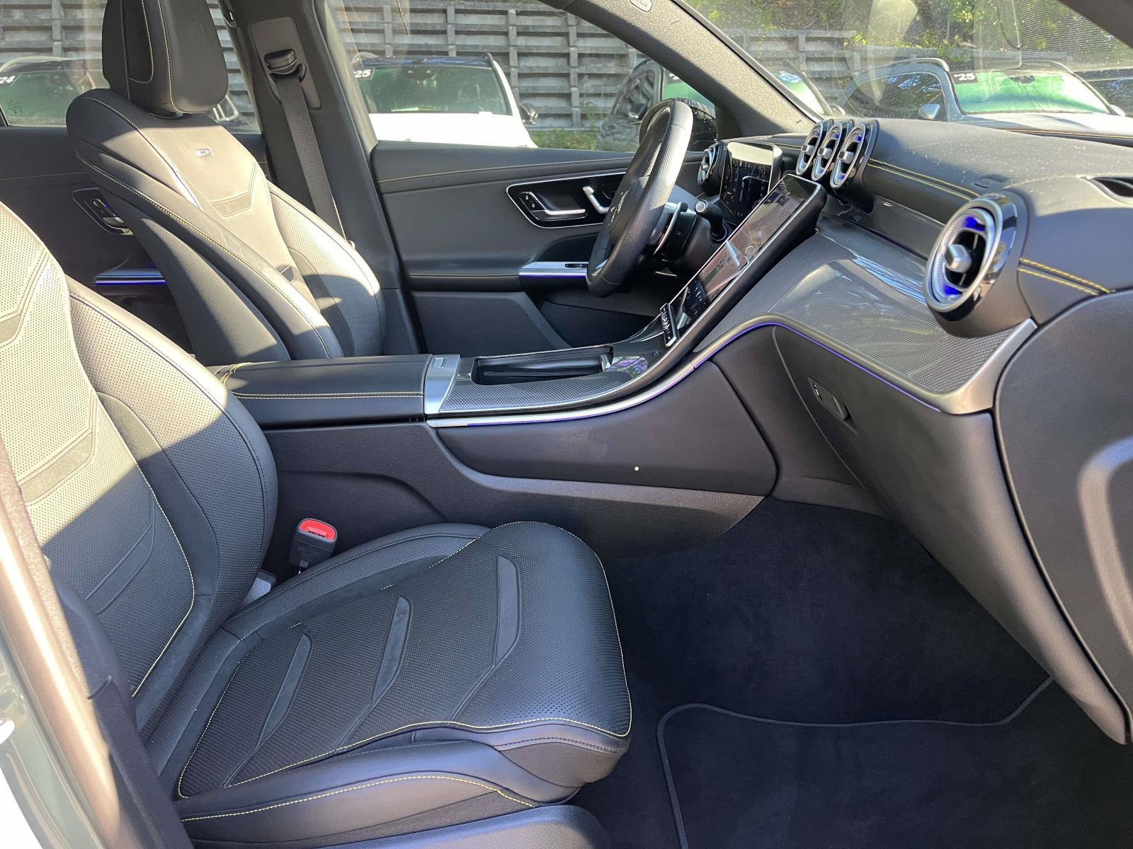 Certified Used 2025 Verde Silver Metallic Mercedes-Benz AMG® GLC 63 S E Performance 4MATIC® Coupe image 56