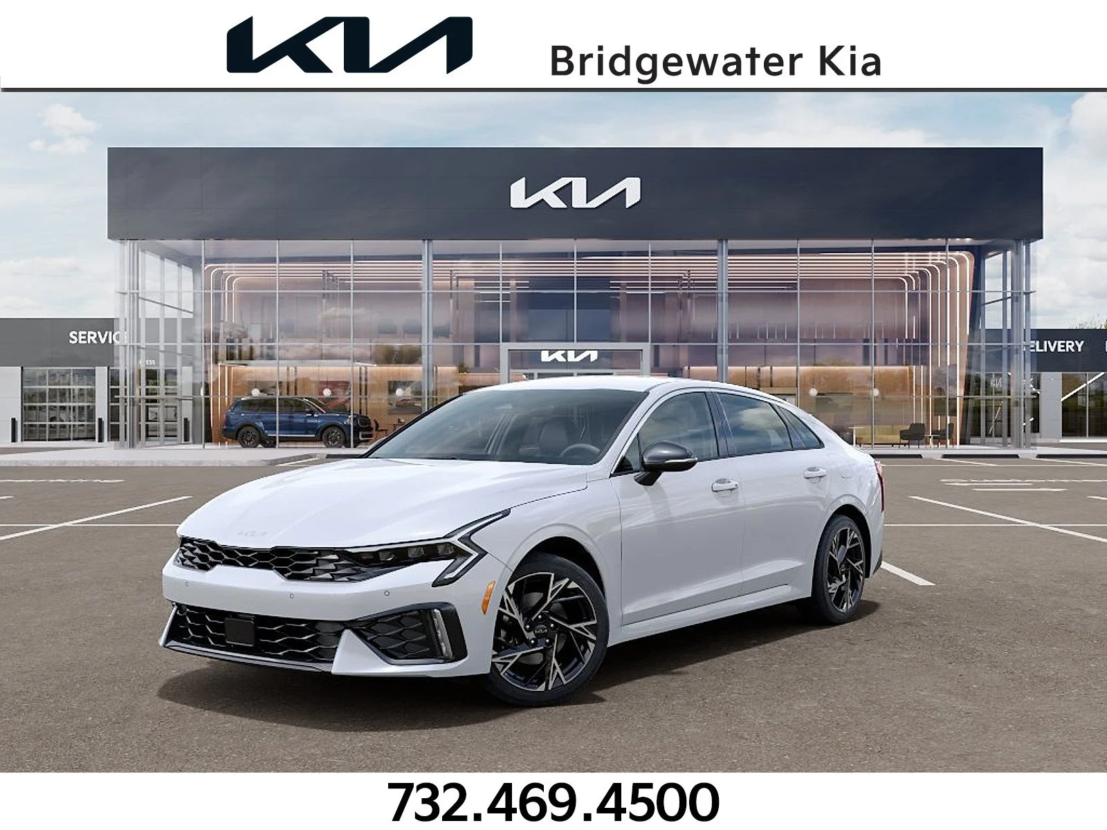 New 2026 Snow White Pearl Kia GT-Line AWD image 1