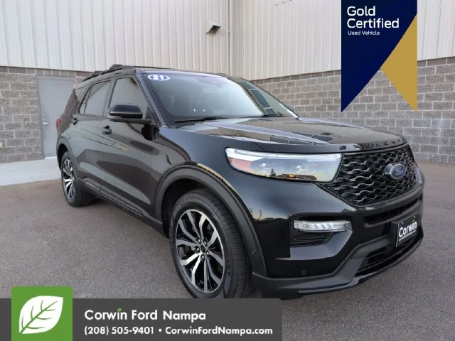 Certified Used 2021 Black Ford ST image 1