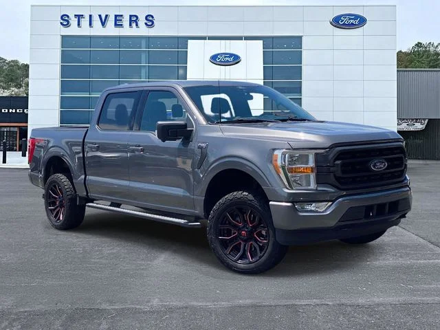 Certified Used 2022 Gray Ford XLT image 1