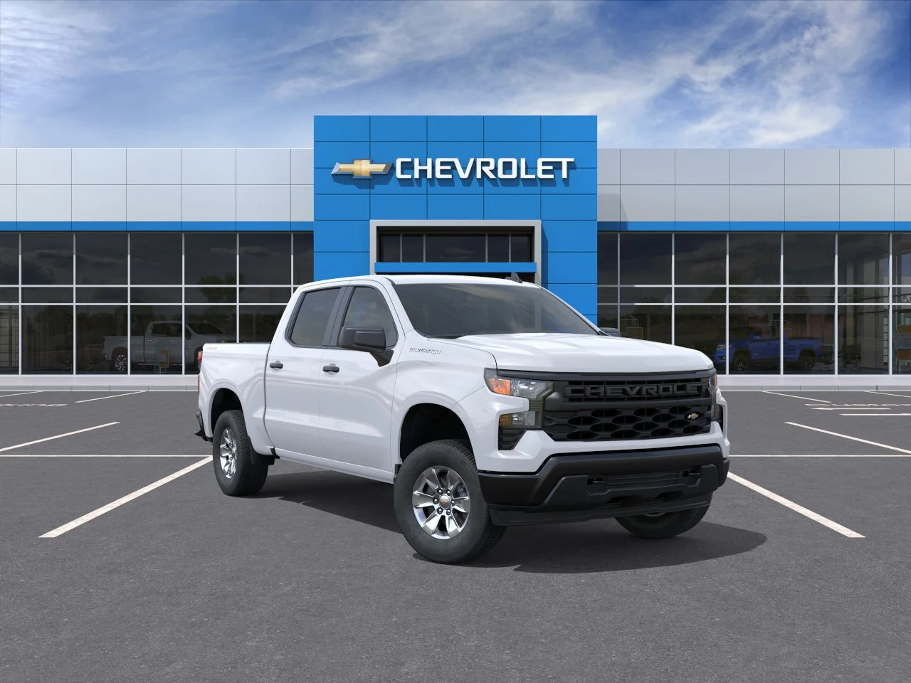 New 2026 Summit White Chevrolet Work Truck image 1
