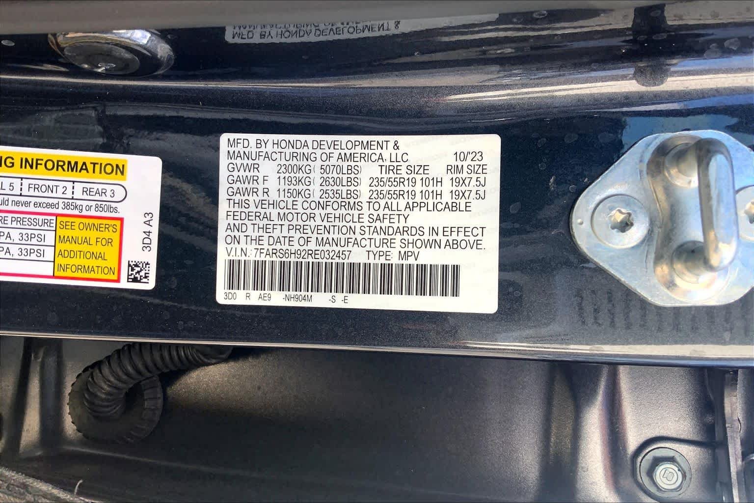 Used 2024 Meteorite Gray Metallic Honda Sport Touring image 31