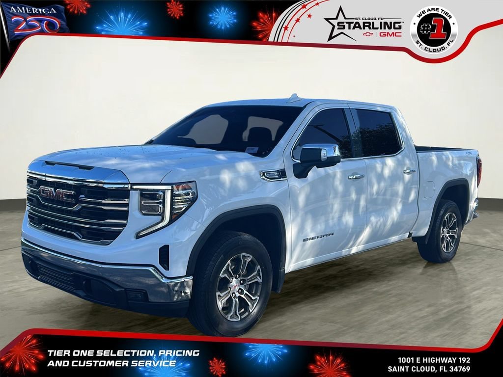 Certified Used 2024 Summit White GMC SLT image 1