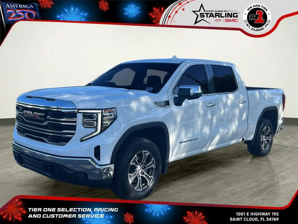 Certified Used 2024 Summit White GMC SLT image 1